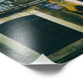 c heruntergekommenes Gebäude im Stadtteil Alfama.  Fotodruck (Ecke)