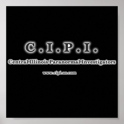 C.I.P.I. Logo-Poster Poster (Vorne)