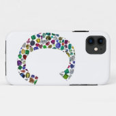 C Initial Gem Design Case-Mate iPhone Hülle (Rückseite (Horizontal))