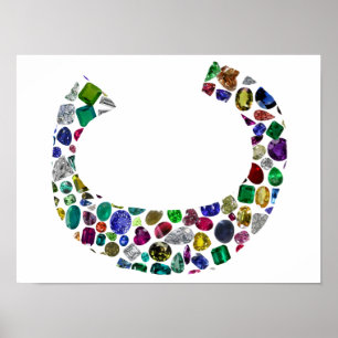 C Initial Gem Design Poster