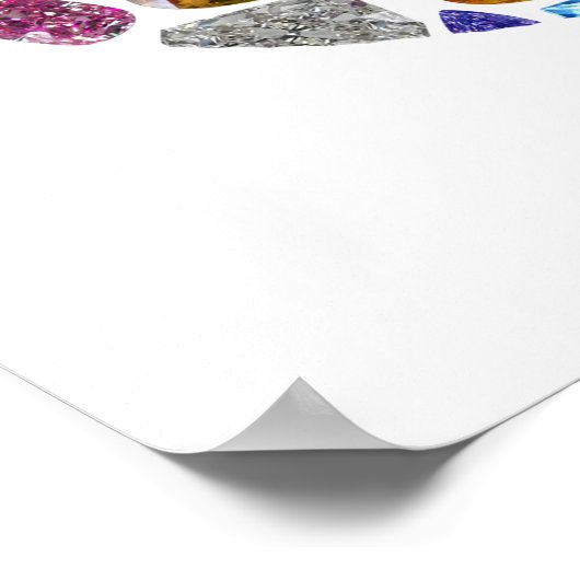 C Initial Gem Design Poster (Ecke)