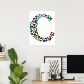 C Initial Gem Design Poster (Heimbüro)
