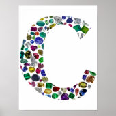 C Initial Gem Design Poster (Vorne)