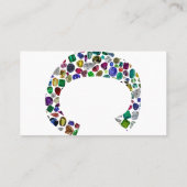 C Initial Gem Design Visitenkarte (Rückseite)