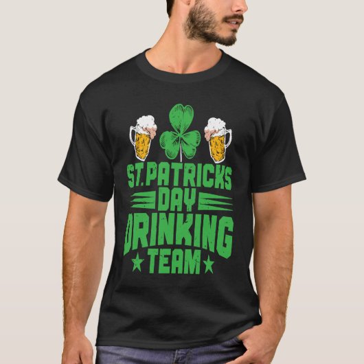 C Irish St Patrick's Day Drinking Team T-Shirt (Vorderseite)