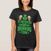 C  Irish St Patrick's Day Drinking Team T-Shirt (Vorderseite)