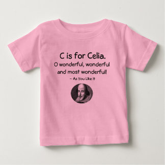 C is for Celia ・ A Little Shakespeare Shirt