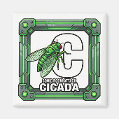 C is for Cicada – GTA Style ABC Learning Magnet (Vorne)