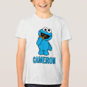 C is for Cookie Monster Tri-Blend Shirt (Vorderseite)