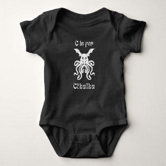 C is for Cthulhu Horror Baby Strampler