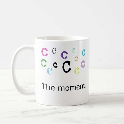 C ist der Moment Kaffeetasse (Links)
