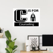 C ist für Beratung Poster (Heimbüro)