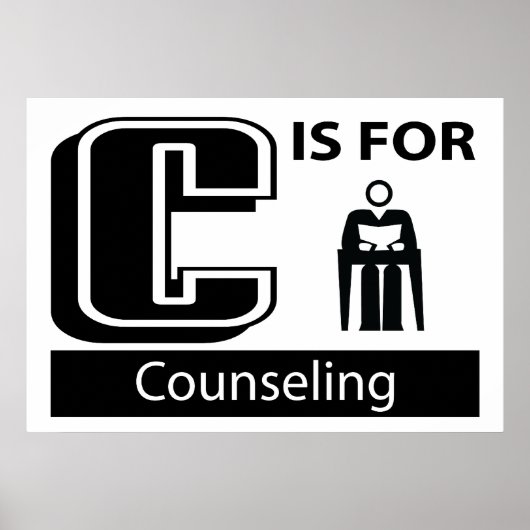 C ist für Beratung Poster (Vorne)