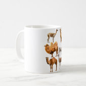 C ist für Camelid Kaffeetasse (Vorderseite Links)
