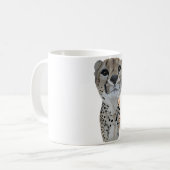 C ist für Cheetah Kaffeetasse (Vorderseite Links)