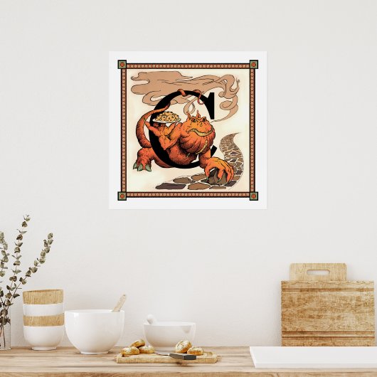 C ist für Colvaino Poster (Küche)