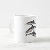 C ist für Common Dolphin Kaffeetasse (Vorderseite Links)