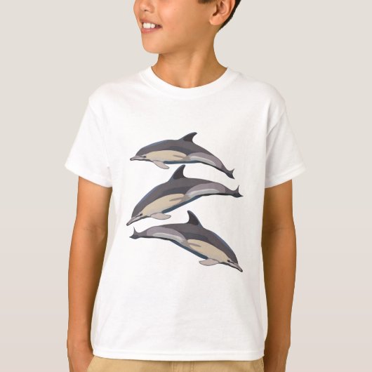 C ist für Common Dolphin T-Shirt (Vorderseite)