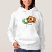 C ist für Cookie Alphabet Letter Chocolate Chip Hoodie (Vorderseite)