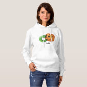 C ist für Cookie Alphabet Letter Chocolate Chip Hoodie (Vorne ganz)