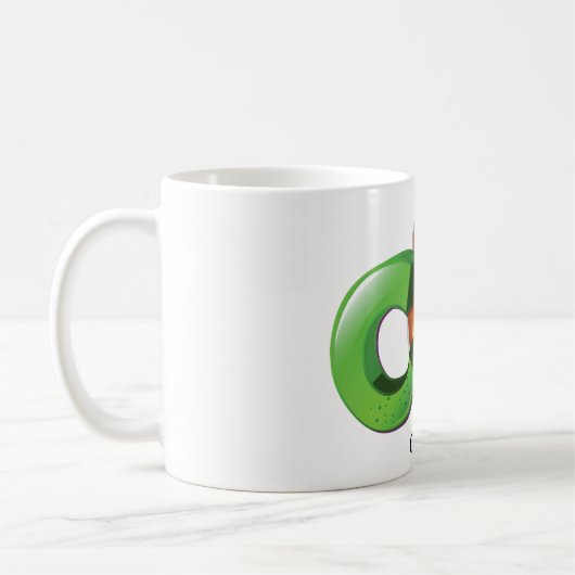 C ist für Cookie Alphabet Letter Chocolate Chip Kaffeetasse (Links)