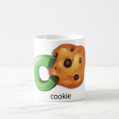 C ist für Cookie Alphabet Letter Chocolate Chip Kaffeetasse