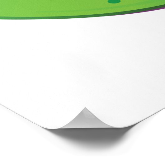 C ist für Cookie Alphabet Letter Chocolate Chip Poster (Ecke)