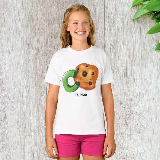 C ist für Cookie Alphabet Letter Chocolate Chip T-Shirt