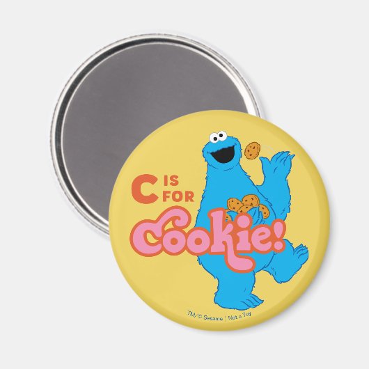 C ist für Cookie Magnet (Vorderseite/Rückseite)