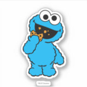 C ist für Cookie Monster | Name hinzufügen Aufkleber (Vorderseite)