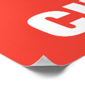 C ist für Cookie Monster | Name hinzufügen Poster (Ecke)