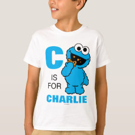 C ist für Cookie Monster | Name hinzufügen Tri-Blend Shirt