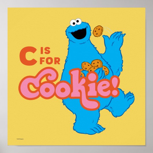 C ist für Cookie Poster (Vorne)