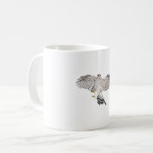 C ist für Coopers Hawk Kaffeetasse (Vorderseite Links)