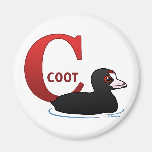 C ist für Coot Magnet (Vorne)