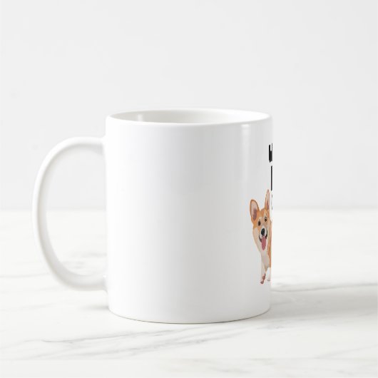 C ist für Corgi Kaffeetasse (Links)