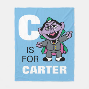 C ist für Count von Count Name hinzufügen Fleecedecke