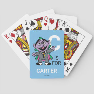C ist für Count von Count Name hinzufügen Spielkarten