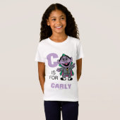 C ist für Count von Count | Name hinzufügen T-Shirt (Vorne ganz)