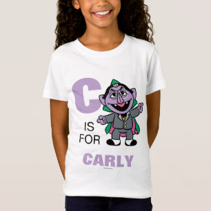C ist für Count von Count Name hinzufügen T-Shirt