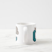 C ist für Cowboy Espressotasse (Rückseite)