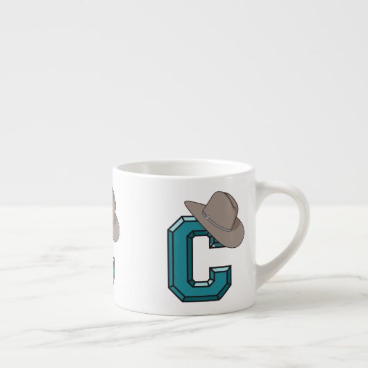 C ist für Cowboy Espressotasse (Rechts)