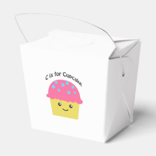 C ist für Cupcake Geschenkschachtel