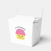C ist für Cupcake Geschenkschachtel (Vorderseite)