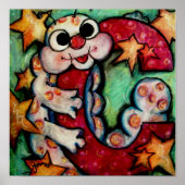 C ist für die Raupe Poster (Vorne)