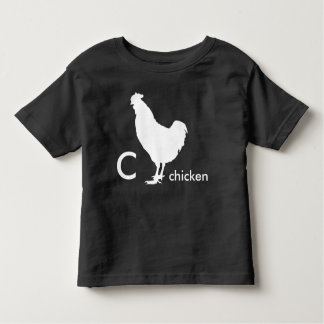 C ist für Huhn Kleinkind T-shirt
