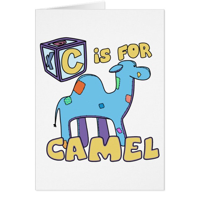 C ist für Kamel-Karte (Vorne)
