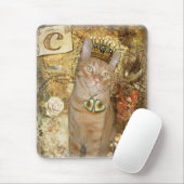 C ist für Katze - Tabby-Katze Mousepad (Mit Mouse)