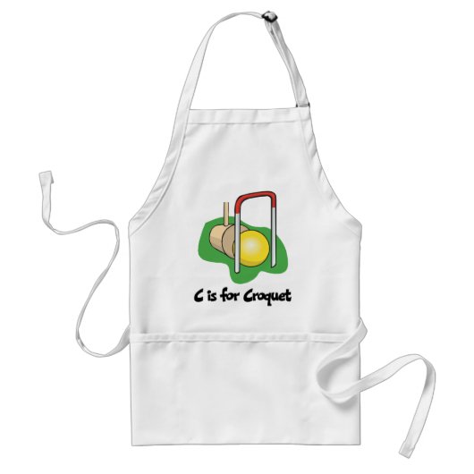 C ist für Krokett Schürze (Vorne)