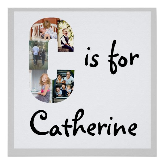 C ist für Name Poster (Vorderseite)